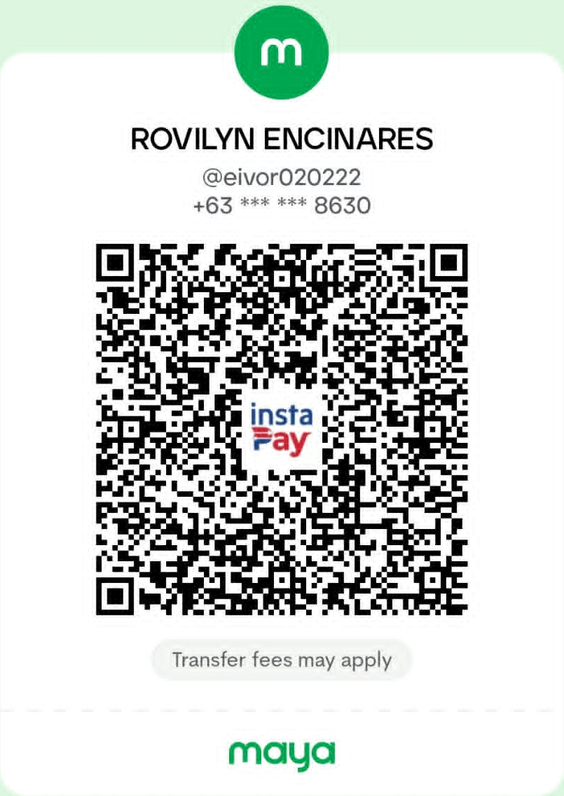 Payment QR Code — Maya / InstaPay (Rovilyn Encinares)
